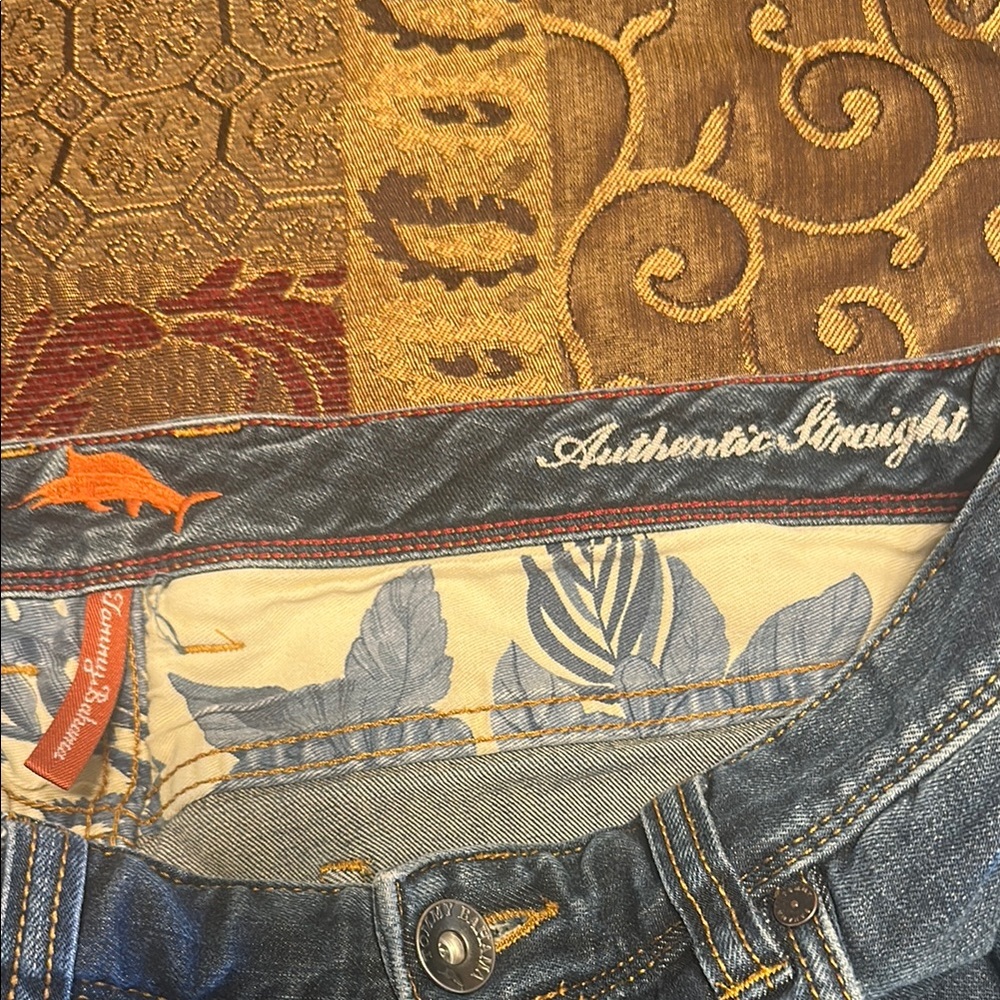 Authentic Straight Denim Jeans